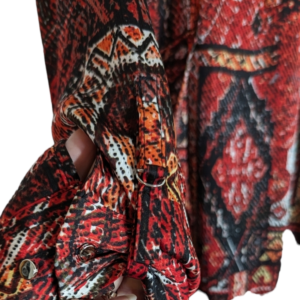 Rafaella Multicolor Red and Black Tunic Size‎ XL - Picture 4 of 7